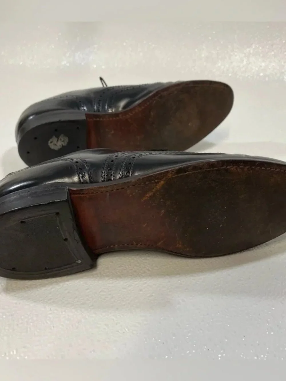 Hanover Men’s Dress Formal Elegant Oxford Leather Comfort Shoes Size 9.5